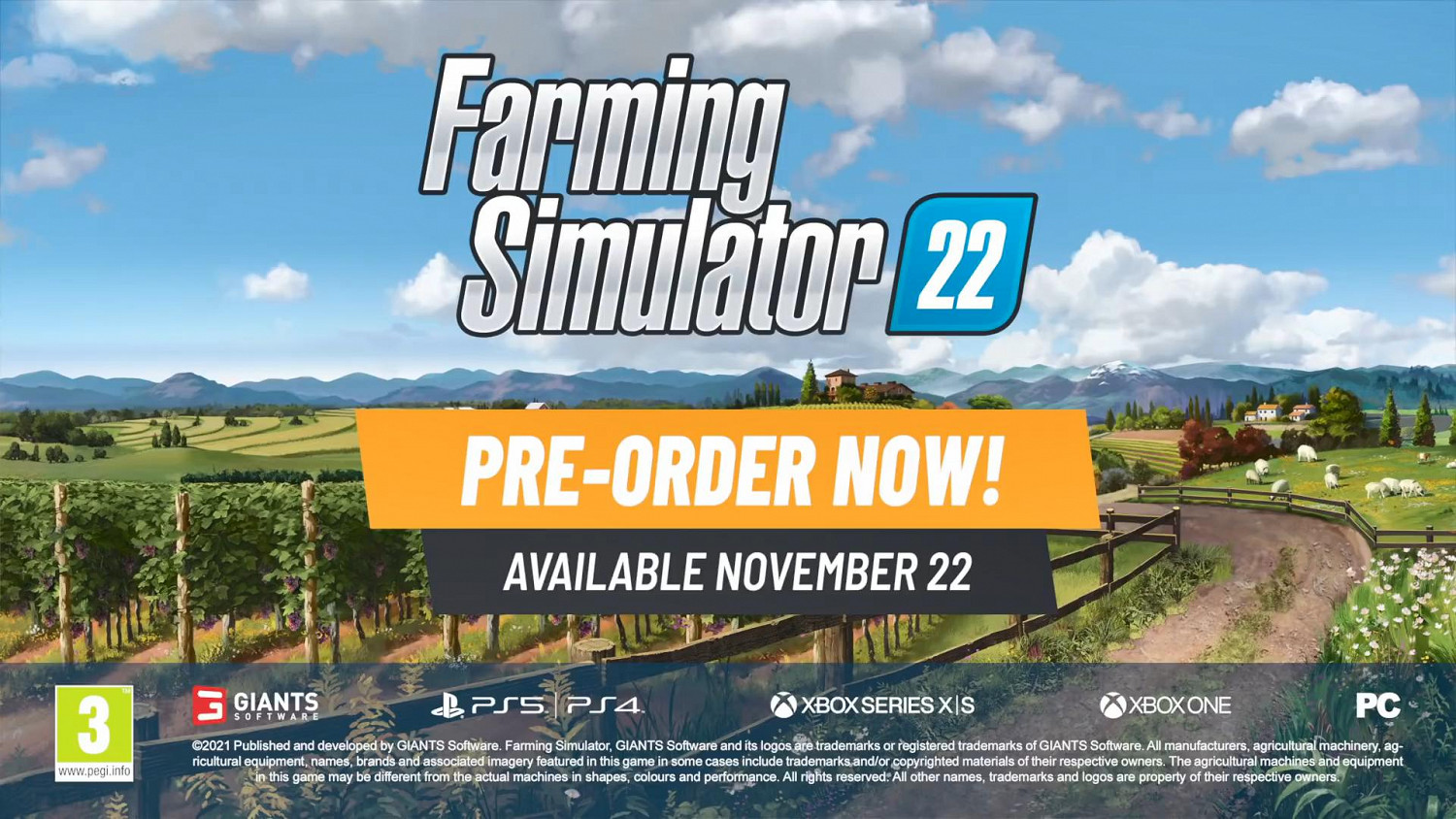 《模擬農場22》發布季節變化系統介紹影片 可開可關