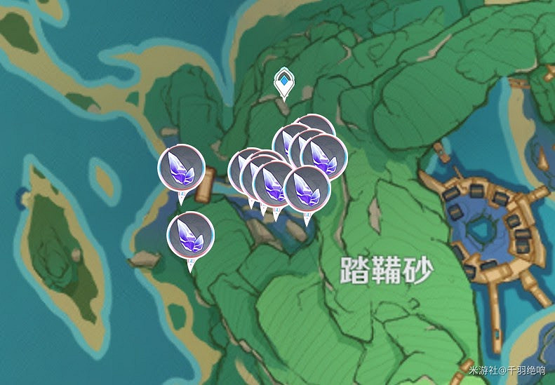 原神 (Genshin Impact) 晶化骨髓採集地點標註