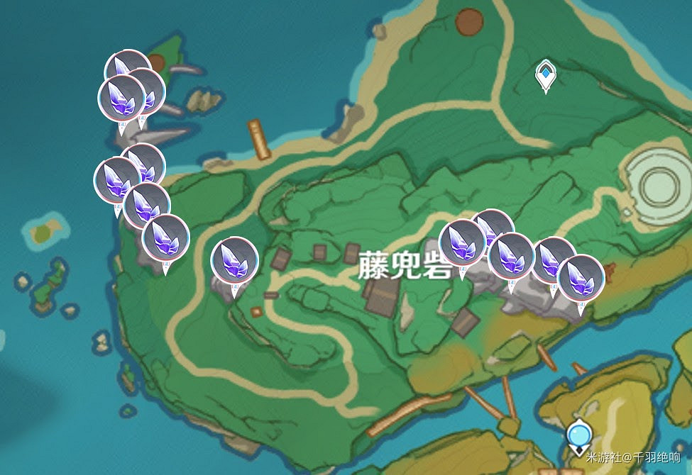 原神 (Genshin Impact) 晶化骨髓採集地點標註