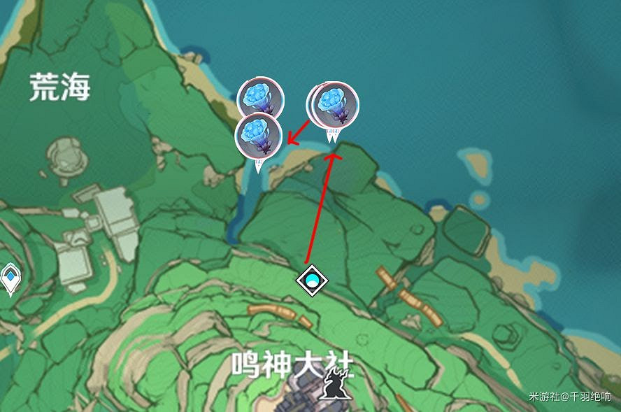 原神 (Genshin Impact) 稻妻地區海靈芝採集位置一覽