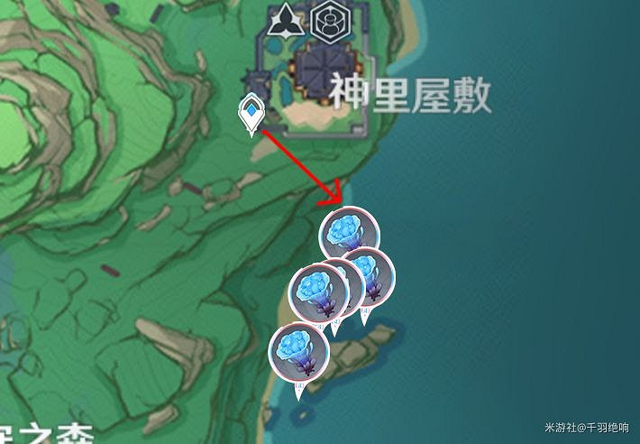 原神 (Genshin Impact) 稻妻地區海靈芝採集位置一覽