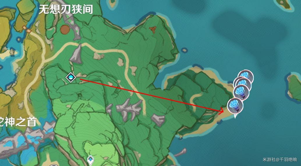 原神 (Genshin Impact) 稻妻地區海靈芝採集位置一覽