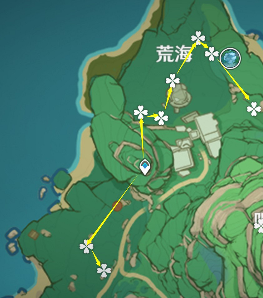 《原神》緋櫻繡球採集路線推薦