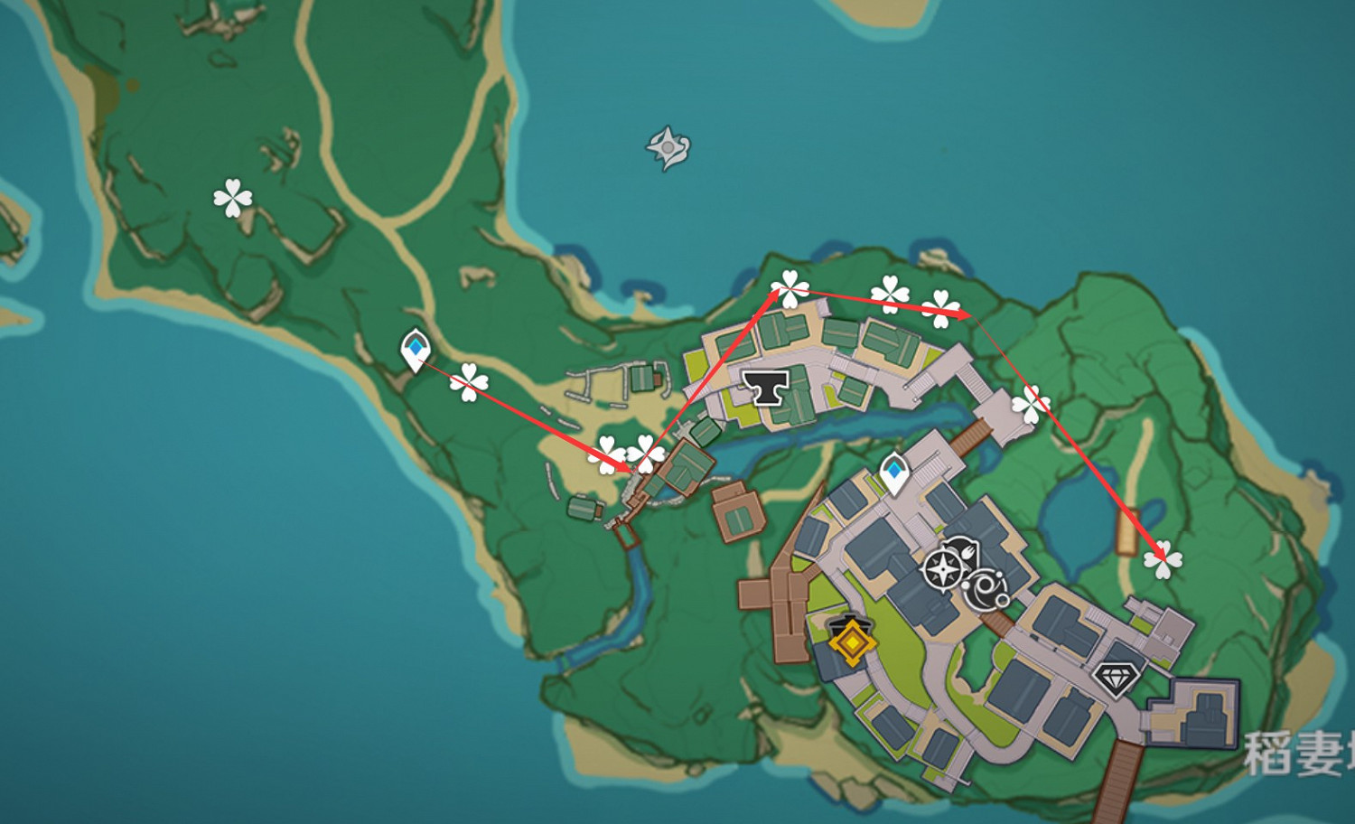 《原神》緋櫻繡球採集路線推薦