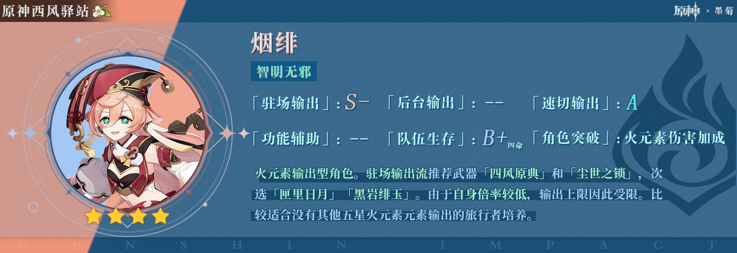 《原神》神裡UP池各角色強度評析 《原神》神裡UP池各角色強度評析