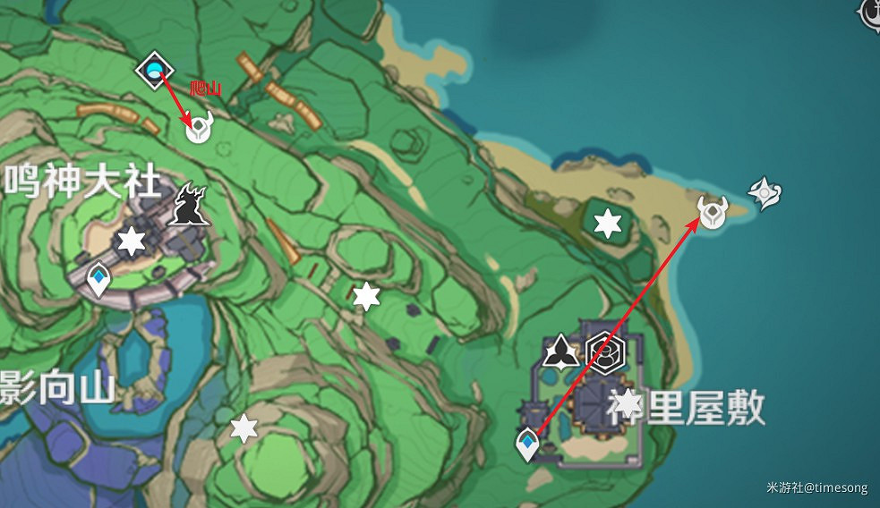 《原神》神裡綾華突破材料收集路線 《原神》神裡綾華突破材料收集路線