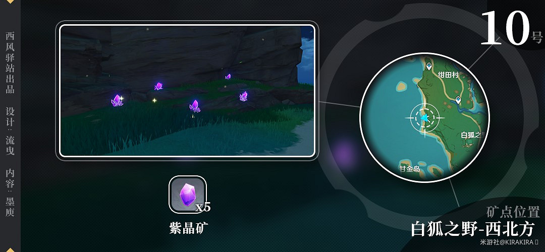 《原神》2.0版稻妻區域紫晶塊礦點匯總