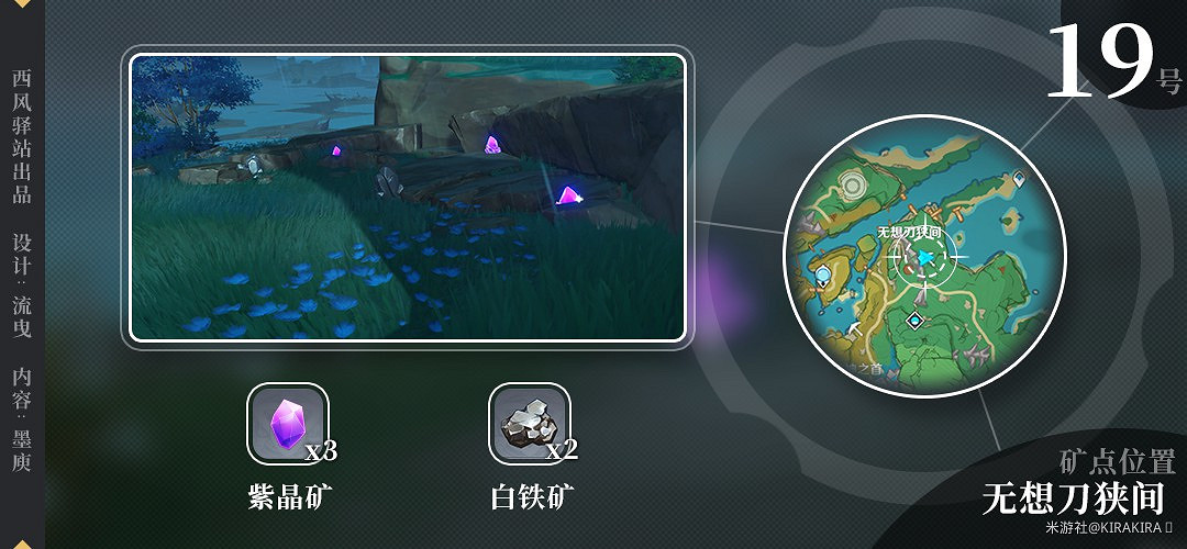 《原神》2.0版稻妻區域紫晶塊礦點匯總