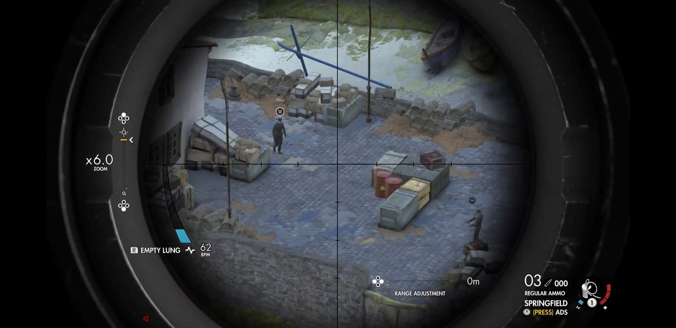 《狙擊精英4》Switch版22分鐘實機展示 透視處決確實爽