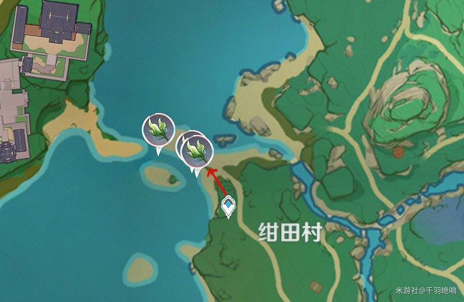 原神 (Genshin Impact) 海草採集地點及路線