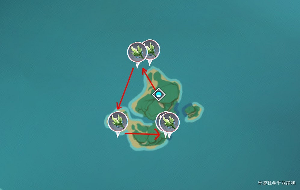 原神 (Genshin Impact) 海草採集地點及路線