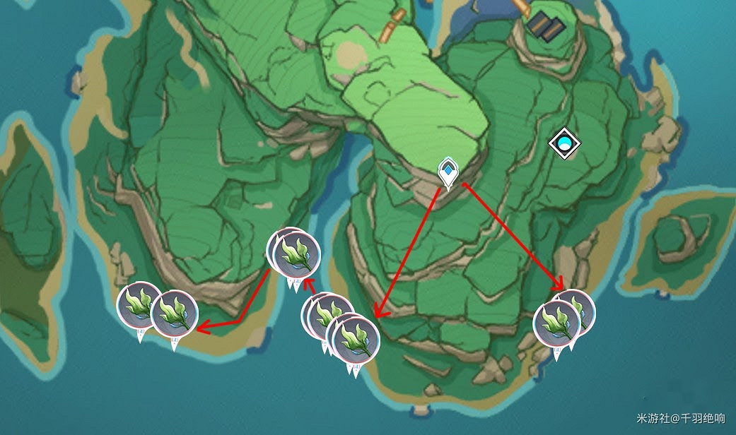 原神 (Genshin Impact) 海草採集地點及路線
