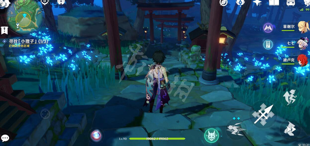 《原神》神櫻大祓鎮守之森小狸子位置分享