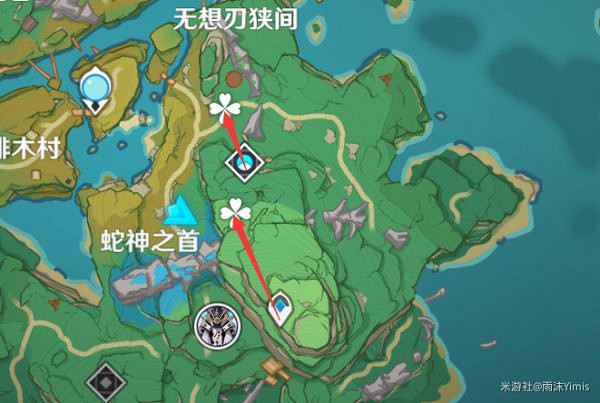 《原神》2.0版本稻妻區域新材料收集攻略