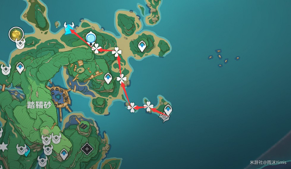 《原神》2.0版本稻妻區域新材料收集攻略