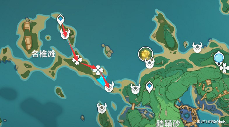 《原神》2.0版本稻妻區域新材料收集攻略