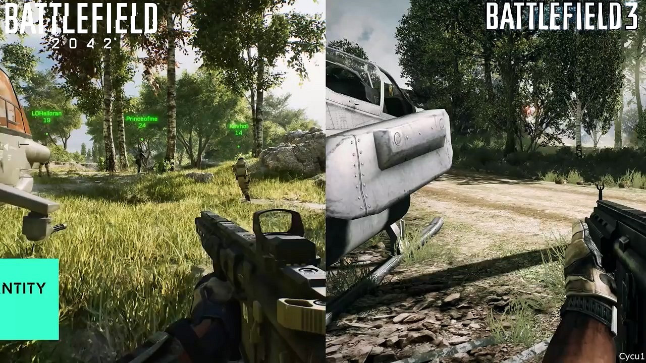 《戰地風雲:門戶》和《叛逆連隊2》《戰地風雲3》畫面對比 《戰地風雲:門戶》和《叛逆連隊2》《戰地風雲3》畫面對比