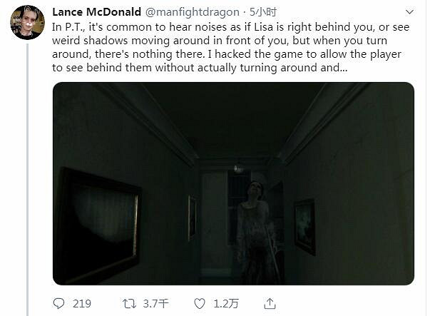 沉默之丘《P.T.》恐怖秘密新發現!麗莎永遠在你的背後 沉默之丘《P.T.》恐怖秘密新發現!麗莎永遠在你的背後