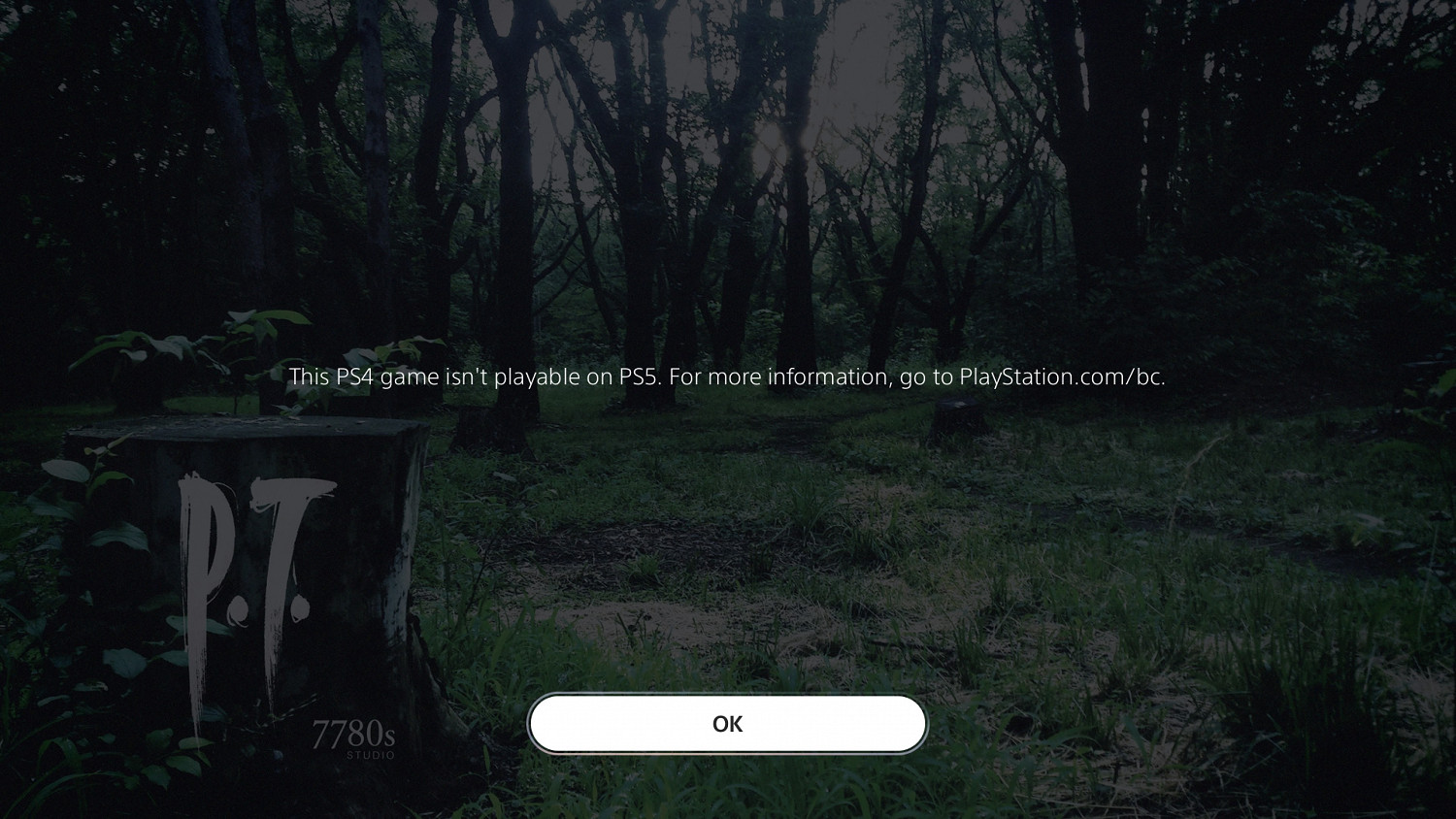 PS5不再相容《P.T.》試玩版 索尼稱這是發行商的決定 PS5不再相容《P.T.》試玩版 索尼稱這是發行商的決定