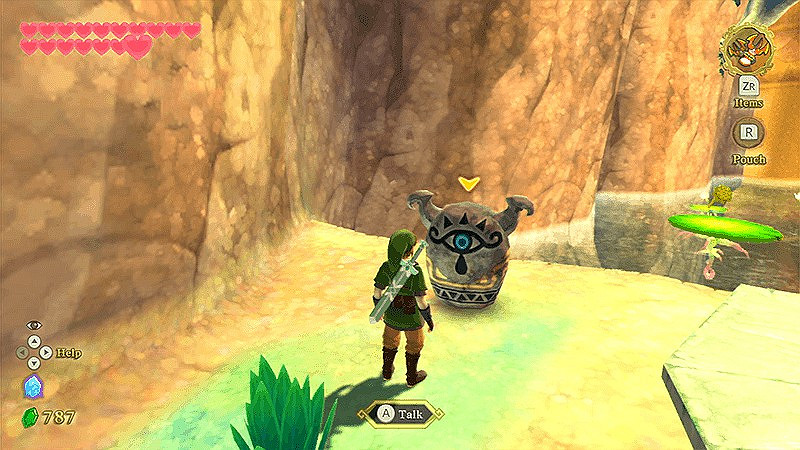 《薩爾達傳說 禦天之劍 HD》留言石分佈位置