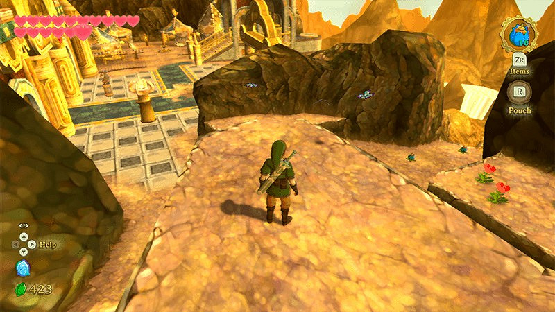 《薩爾達傳說 禦天之劍 HD》留言石分佈位置