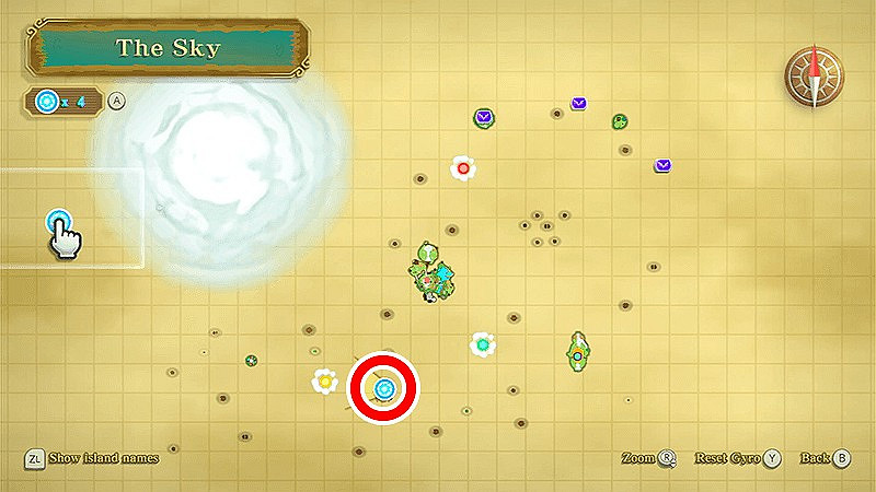 《薩爾達傳說 禦天之劍 HD》留言石分佈位置