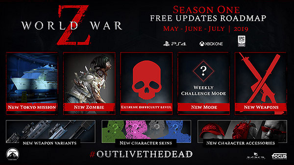 《末日之戰 World War Z》免費內容更新計劃公布 將有新極限難度 《末日之戰 World War Z》免費內容更新計劃公布 將有新極限難度
