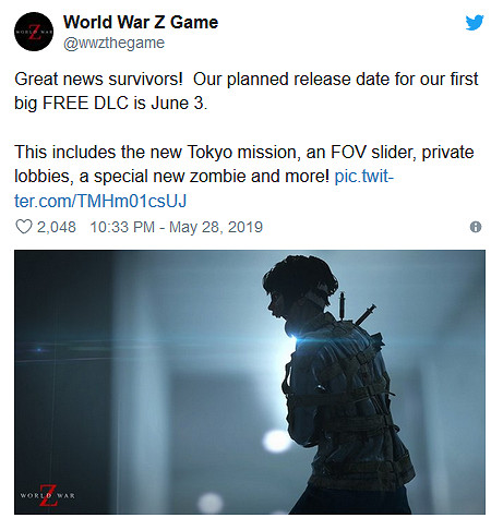 《末日之戰 World War Z》免費DLC即將推出 未來還會加入新模式 《末日之戰 World War Z》免費DLC即將推出 未來還會加入新模式