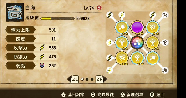 《魔物獵人物語2 破滅之翼》全屬性三猜基因搭配推薦