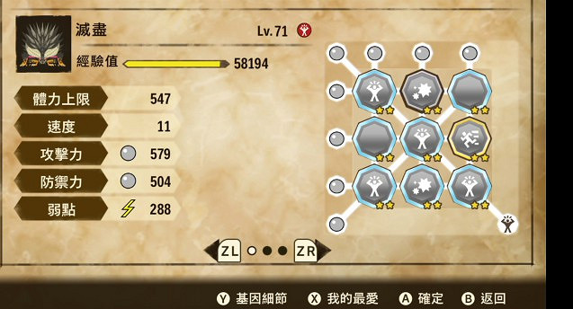 《魔物獵人物語2 破滅之翼》全屬性三猜基因搭配推薦