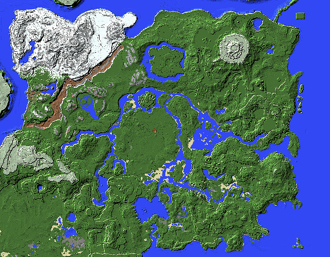 高玩在《當個創世神麥塊》打造曠野之息完整地圖 整體輪廓已成形 高玩在《當個創世神麥塊》打造曠野之息完整地圖 整體輪廓已成形