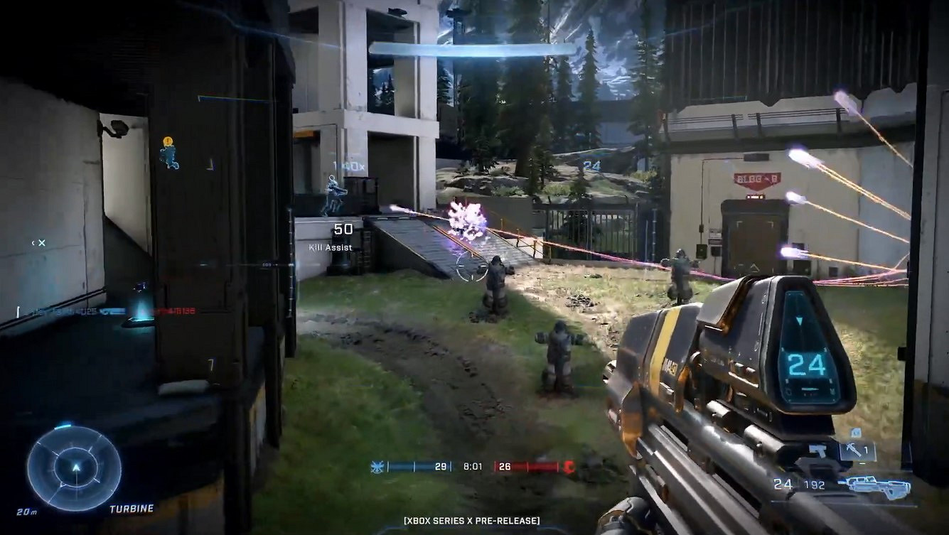 《最後一戰:無限》XSX版7分鐘多人模式展示 《最後一戰:無限》XSX版7分鐘多人模式展示