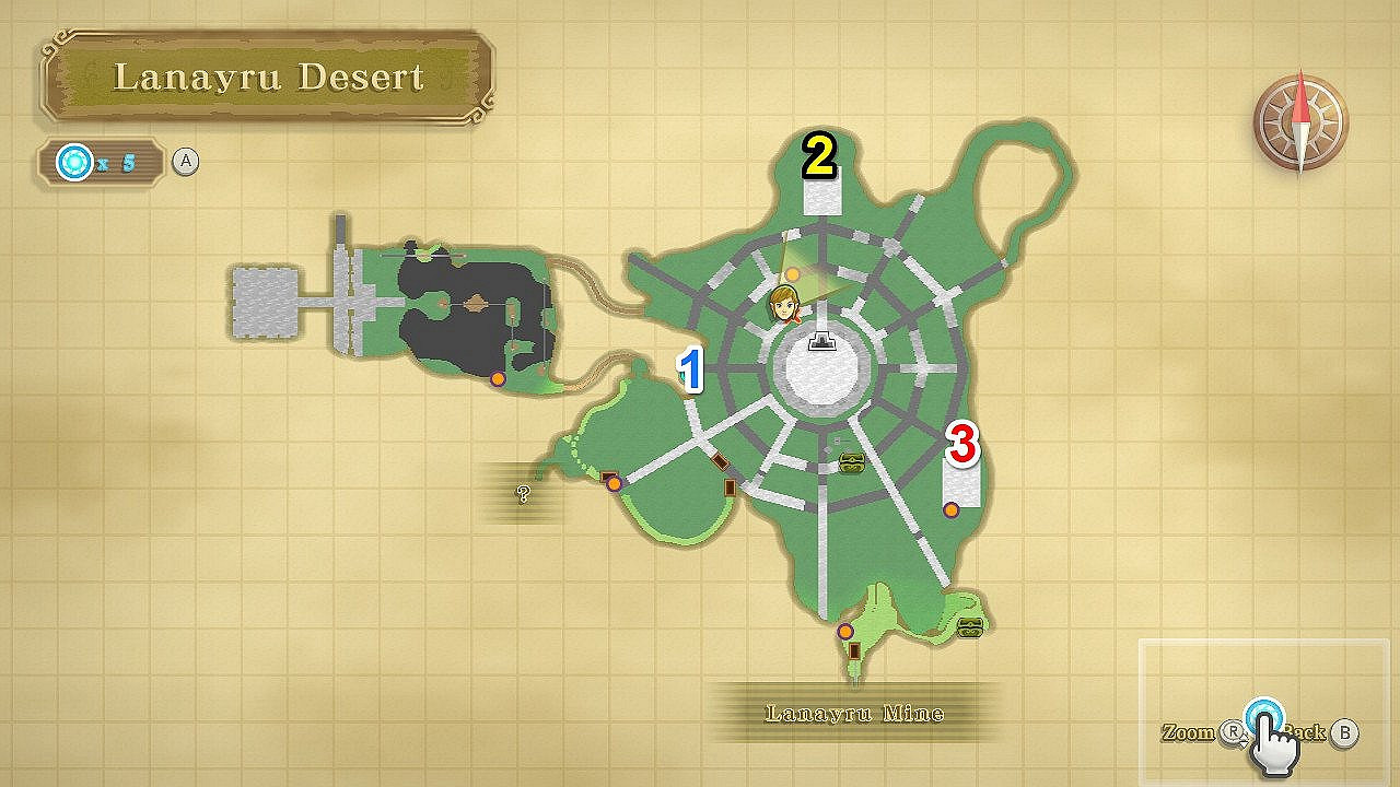 《薩爾達傳說 禦天之劍 HD》拉奈魯沙漠密匙位置