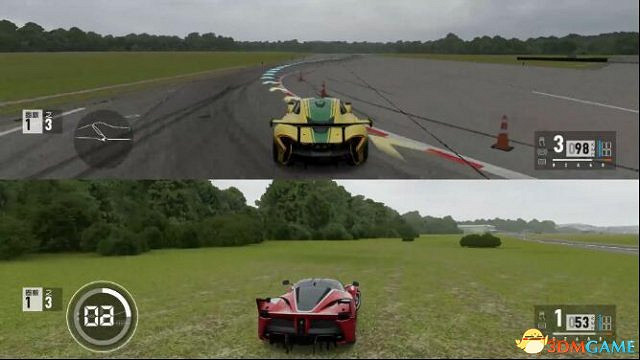 極限競速7能分屏嗎