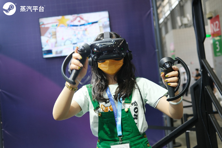 首日蒸汽平台展區曝光 新潮VR惹人眼 首日蒸汽平台展區曝光 新潮VR惹人眼
