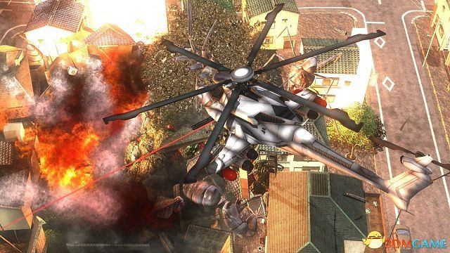 《地球防衛軍4.1:絕望陰影再襲》截圖 雷射霸氣掃射