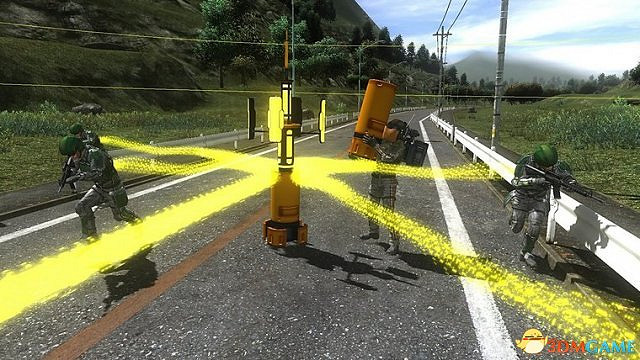 《地球防衛軍4.1:絕望陰影再襲》截圖 雷射霸氣掃射