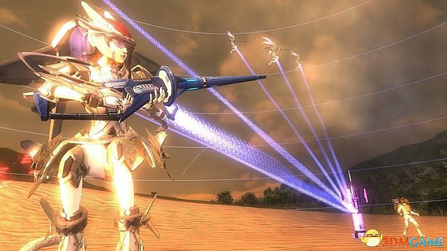 《地球防衛軍4.1:絕望陰影再襲》截圖 雷射霸氣掃射