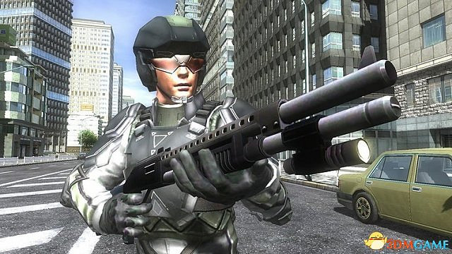 《地球防衛軍4.1:絕望陰影再襲》截圖 雷射霸氣掃射