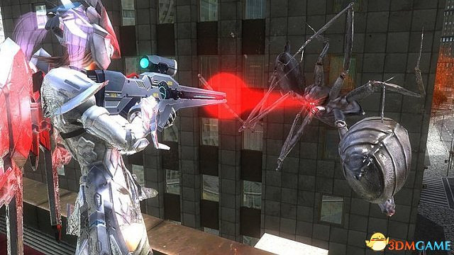 《地球防衛軍4.1:絕望陰影再襲》截圖 雷射霸氣掃射