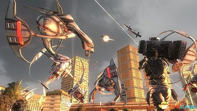 《地球防衛軍4.1:絕望陰影再襲》截圖 雷射霸氣掃射