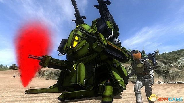 《地球防衛軍4.1:絕望陰影再襲》截圖 雷射霸氣掃射