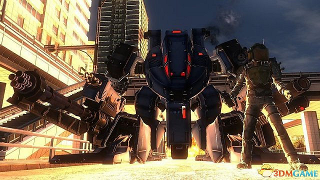 《地球防衛軍4.1:絕望陰影再襲》截圖 雷射霸氣掃射