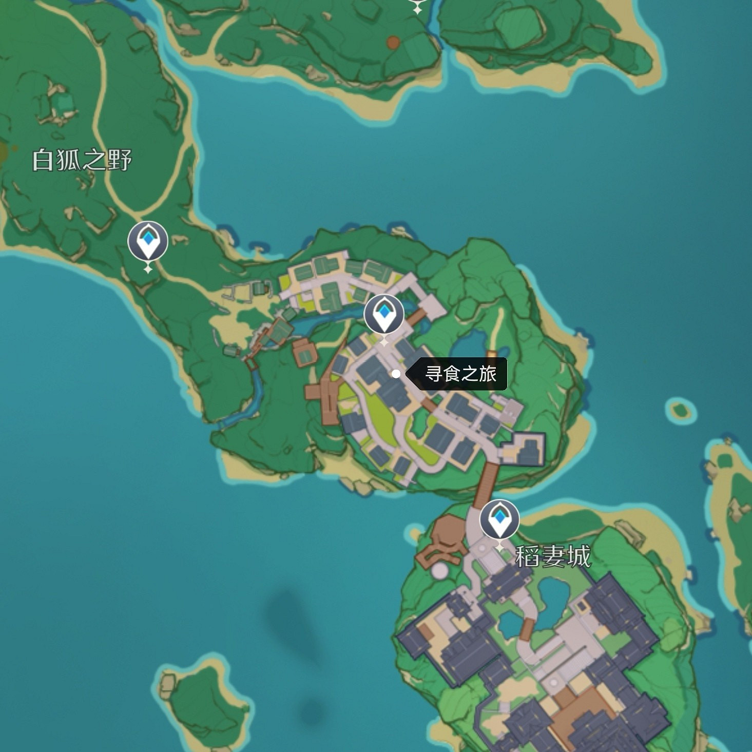 《原神》全能美食隊系列任務觸發地點標注