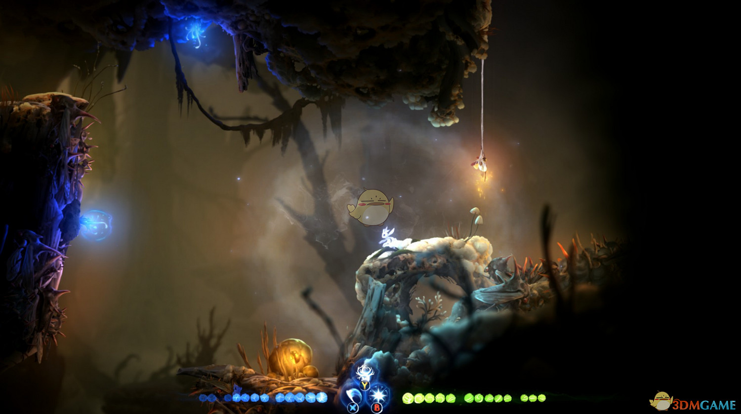 《奧日與螢火意誌》地洞入口右面樹進入方法分享