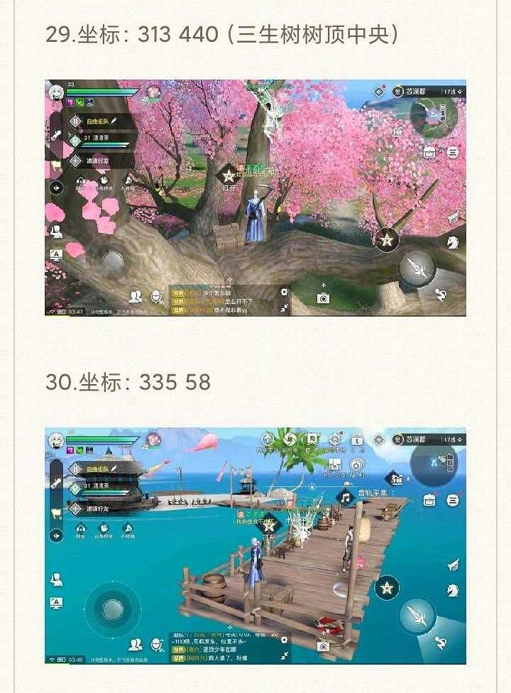 《天諭手遊》蘇瀾城木、銀、金箱子坐標一覽