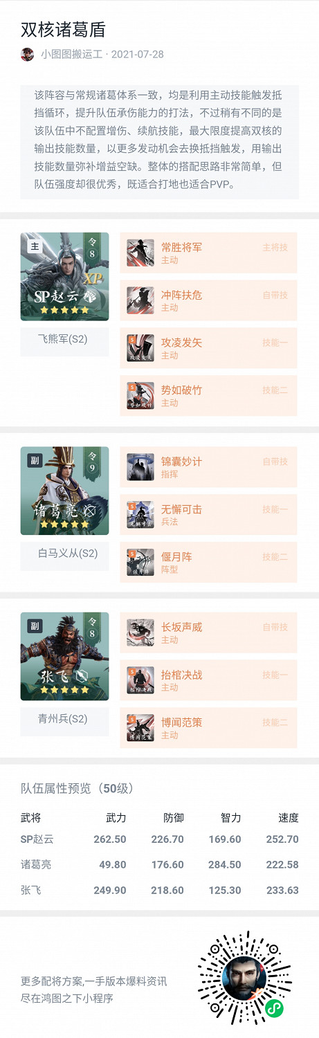 《鴻圖之下》SP趙雲參上全新諸葛體系強力推薦 《鴻圖之下》SP趙雲參上全新諸葛體系強力推薦