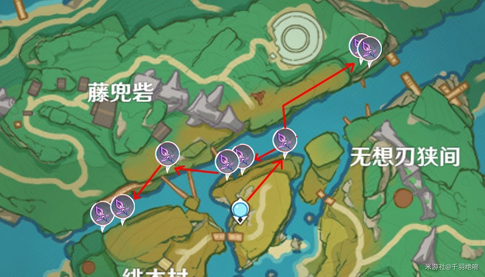 原神 (Genshin Impact) 鳴草採集線路分享