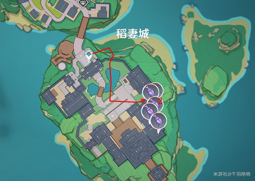 原神 (Genshin Impact) 鬼兜蟲採集點位標註