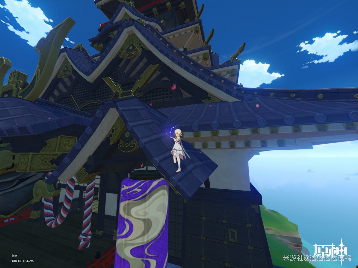 原神 (Genshin Impact) 稻妻城至高點雷神瞳獲取方法 原神 (Genshin Impact) 稻妻城至高點雷神瞳獲取方法